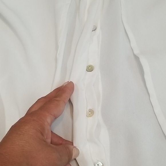 Philosophy Layered sleeveless button down top. M. - Picture 9 of 12